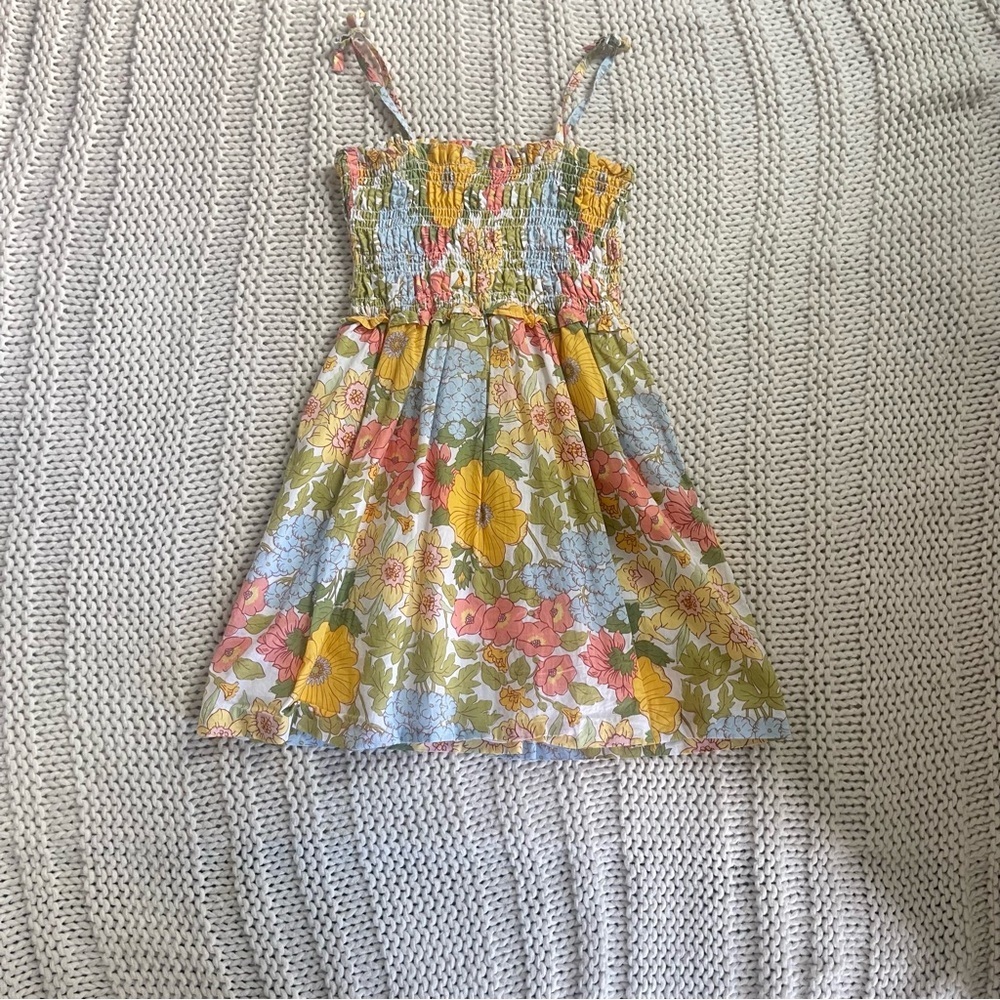 Janie and Jack Multicolor Floral Girl's Dress Size 8 - Picture 5 of 7